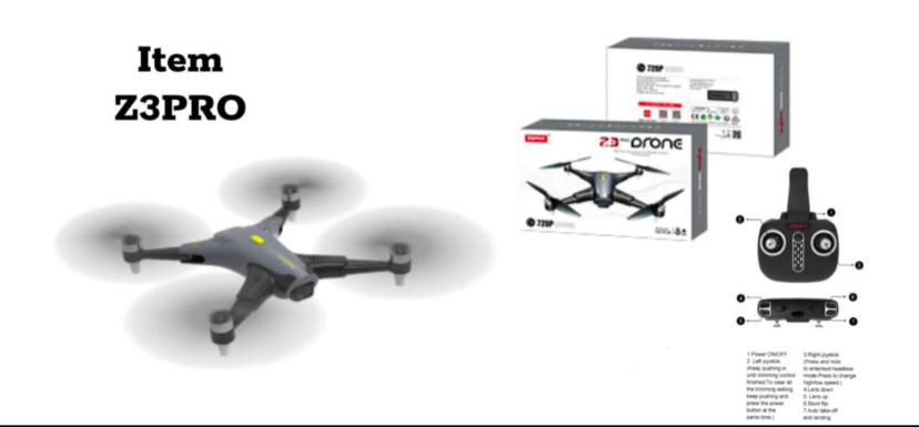کواد کوپتر z3pro     ایتم z3pro
