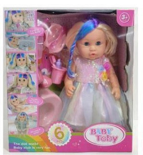 کد کالا: 322006-20 نام کالا: عروسک دختر BABY TOBY مشخصات:جیش کن،