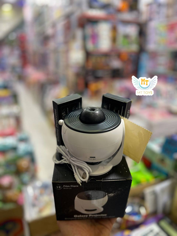 چراغ خواب فضایی دیسک خور حرفه ایی آیتم:DQY12 13 طرح مختلف 12 دیسک کابل USB دستمال مخصوص لنز قابلیت چرخش دستی