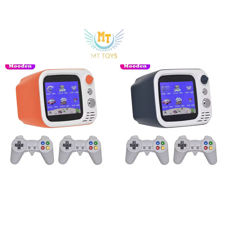 کنسول بازی تلوزیونی 2 دسته آیتم:H7 740 بازی 2 رنگ 2 دسته بی سیم مانند ps5 صفحه نمایش رنگی کابل شارژ کابل اتصال به تلوزیون صفحه نمایش 3/5 اینچ قابلیت تنظیم صدا دسته بندی بازی ها به 6 دسته مختلف