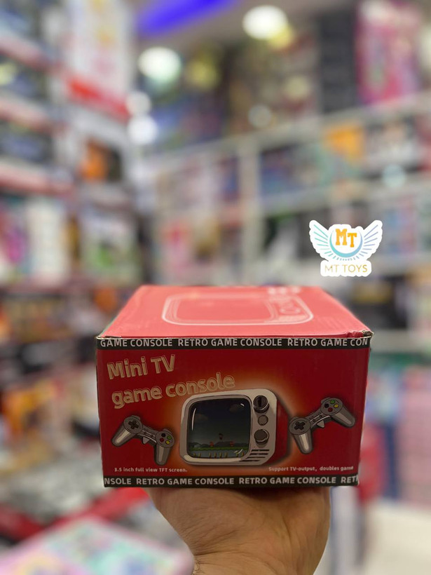 کنسول بازی تلوزیونی 2 دسته آیتم:H7 740 بازی 2 رنگ 2 دسته بی سیم مانند ps5 صفحه نمایش رنگی کابل شارژ کابل اتصال به تلوزیون صفحه نمایش 3/5 اینچ قابلیت تنظیم صدا دسته بندی بازی ها به 6 دسته مختلف