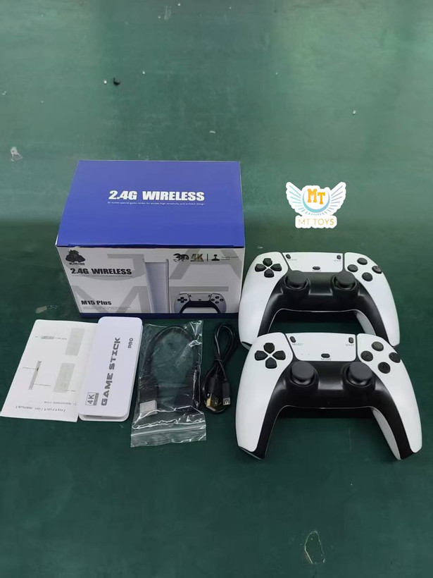 کنسول بازی طرح ps5 آیتم:M15 دارای 2 دسته بی سیم 25000بازی کیفیت عالی دسته ها طرح دسته های ps5 بدونسیم هستند