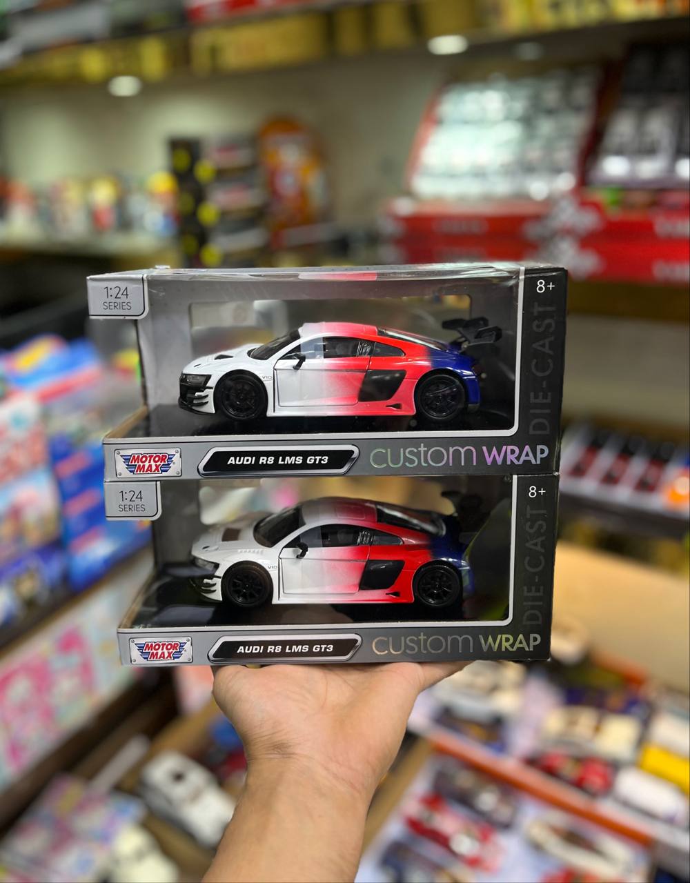 آئودی R8 LMS فلزی تک جعبه برند موتورمکس کد کالا 79089