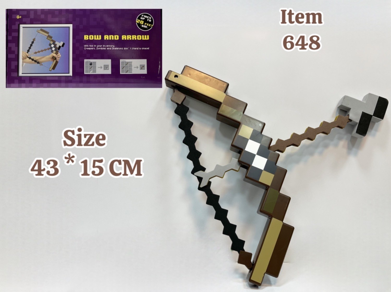 تیر و‌کمان ماینکرافت ۴۳ سانتی آیتم  648